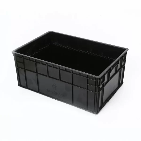 ESD Box Storage Industrial Conductive Plastic Container for Electronics Manufacturing