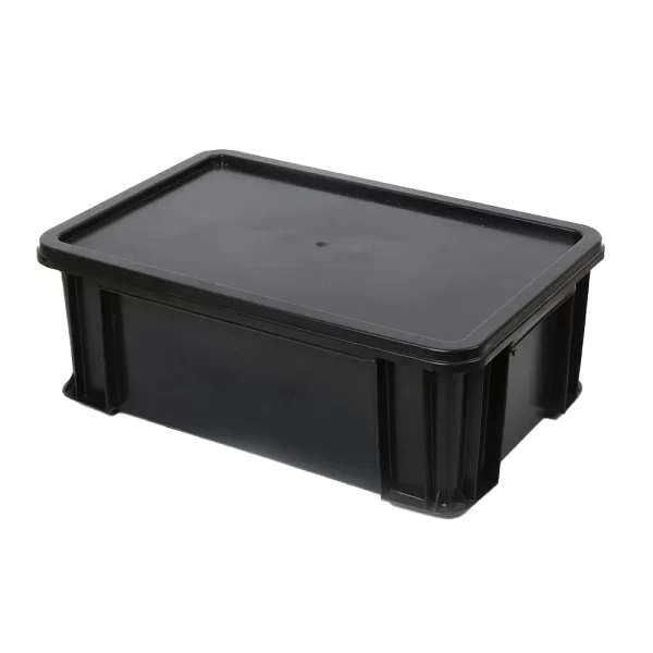 ESD Box Storage Industrial Conductive Plastic Container for Electronics Manufacturing