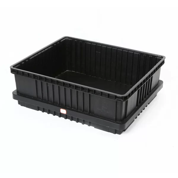 ESD Box Storage Industrial Conductive Plastic Container for Electronics Manufacturing