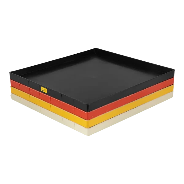 ESD Tray Multi-Size Static Dissipative Plastic Component Storage Tray