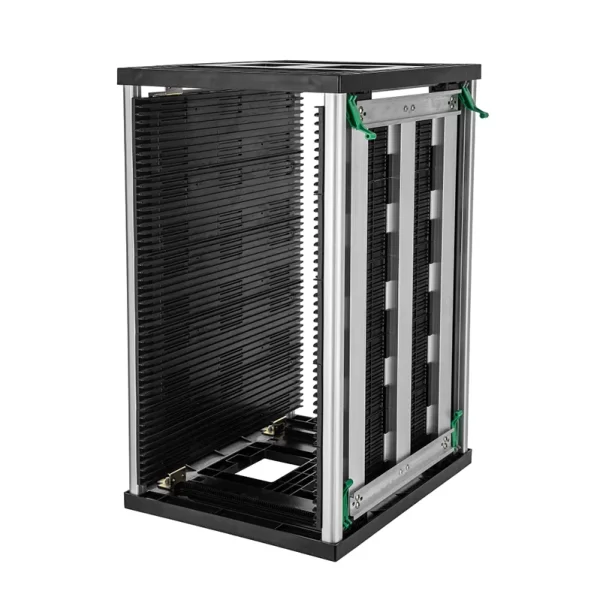Adjustable ESD Magazine Rack for Printed Circuit Board Storage
