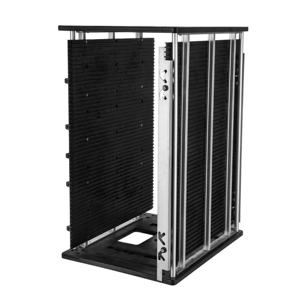 Adjustable ESD Magazine Rack for Printed Circuit Board Storage