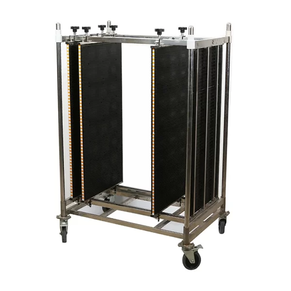 ESD Magazine Rack with Wheels Mobile ESD PCB Storage Cart