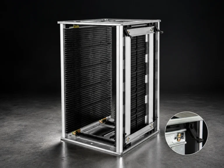 CH-ESD Official Wrench-Adjustable ESD Magazine Rack Product Image