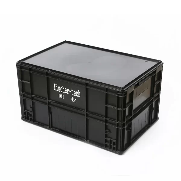 ESD Box With Lid Thick Wall Static Dissipative PCB Storage Tote