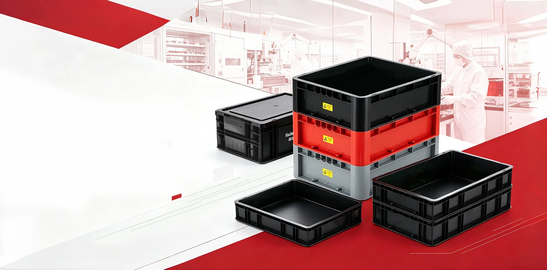 ESD Anti-Static Turnover Boxes