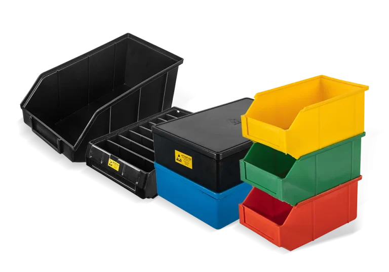 Official CH-ESD ESD bin product family for parts organization