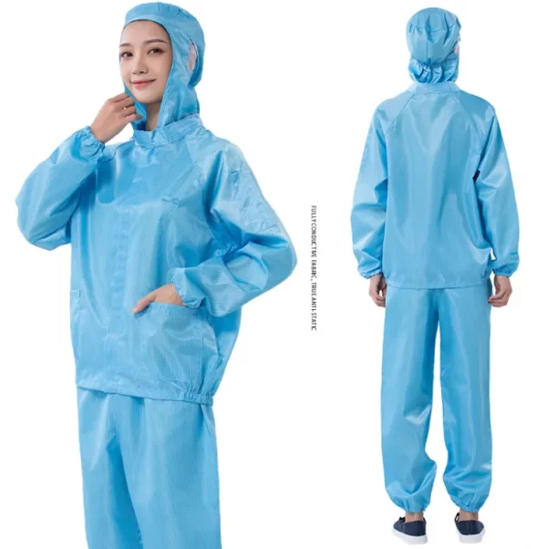 企业微信截图_17732935844308.webp Washable Anti-static Cleanroom Suit