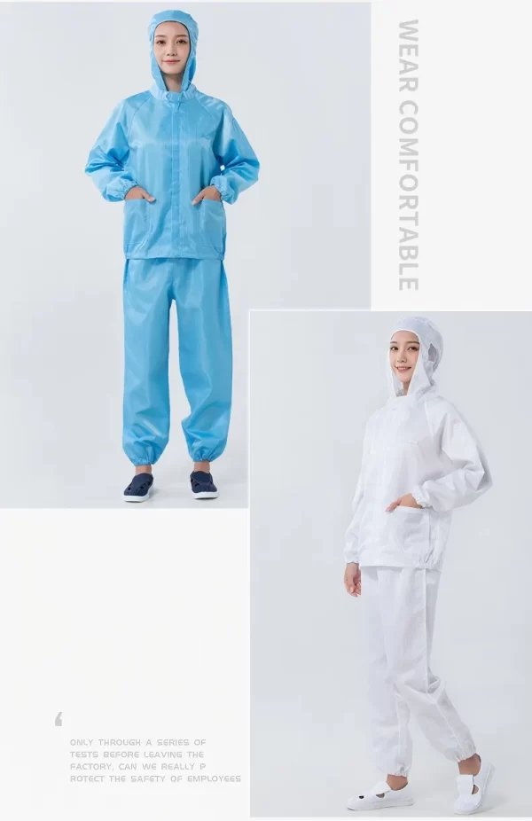 企业微信截图_17732935987936.webp Washable Anti-static Cleanroom Suit